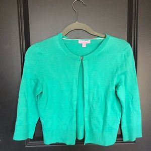 Lilly Pulitzer Teal Cardigan